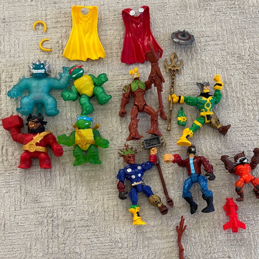 Hero of goo jit zu and marvel mixers